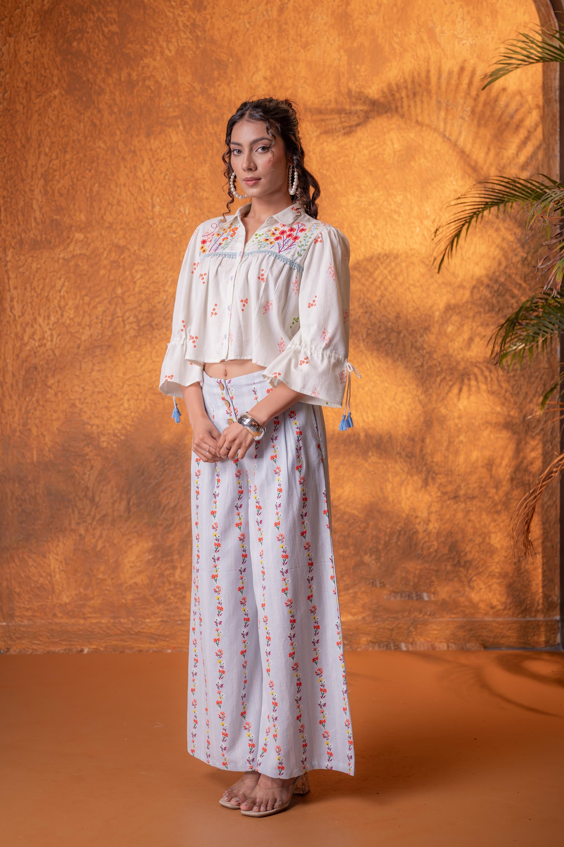Juniper Phoolwari Printes Co-ord Set - Distacart