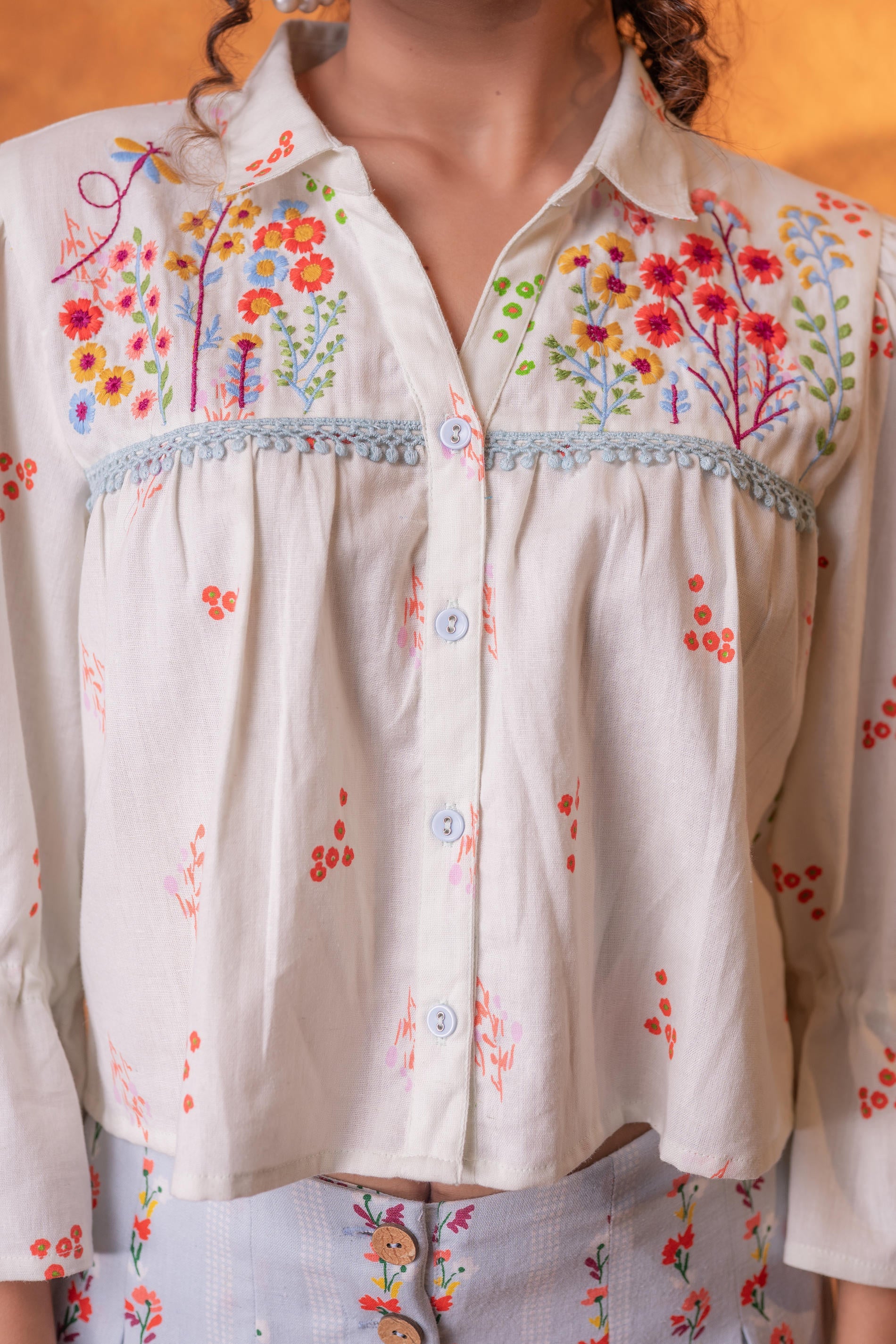 Juniper Phoolwari Printes Co-ord Set - Distacart