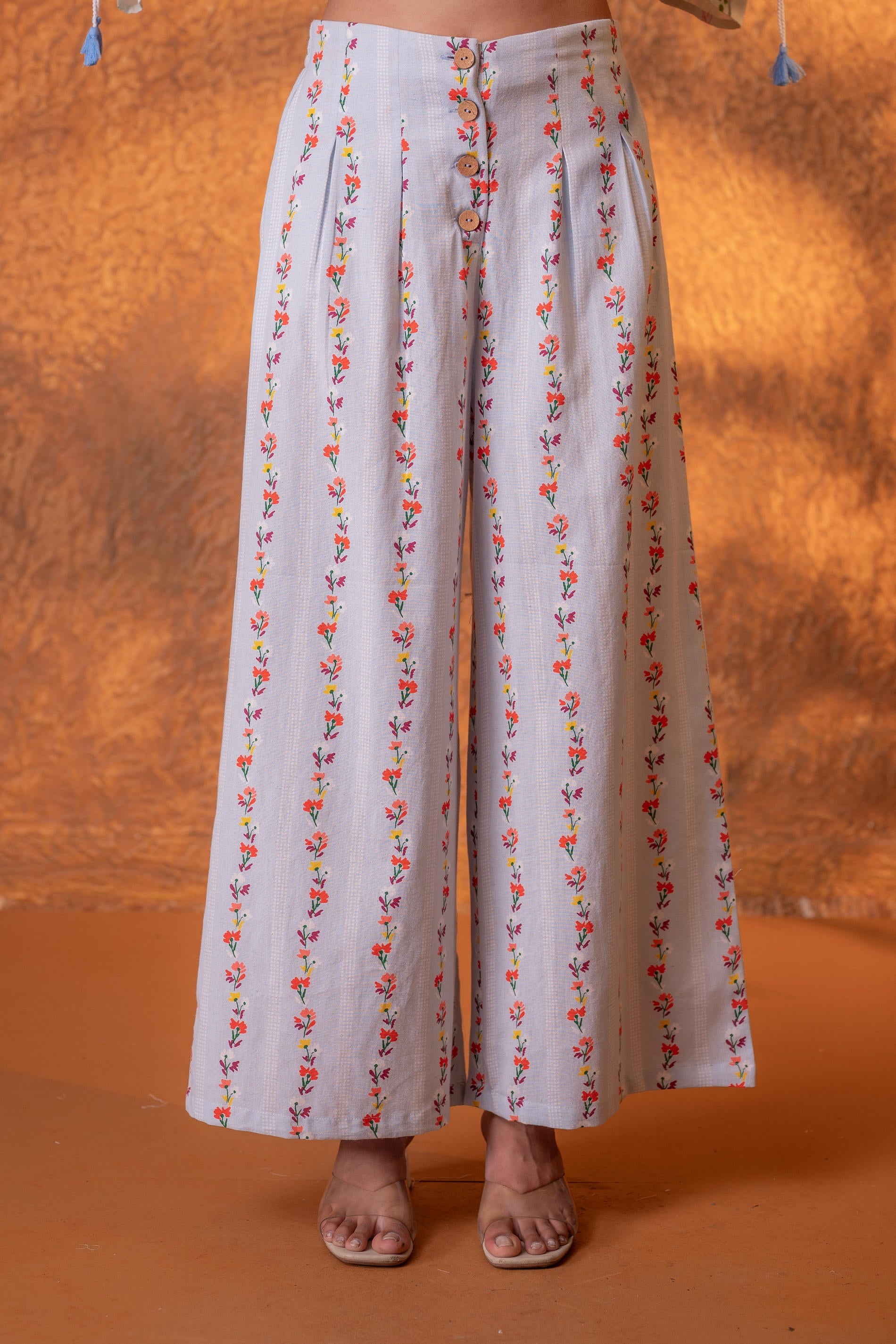 Juniper Phoolwari Printes Co-ord Set - Distacart