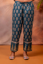 Thumbnail for Juniper Rangrez TealGreen Ajrakh Co-ord Set - Distacart
