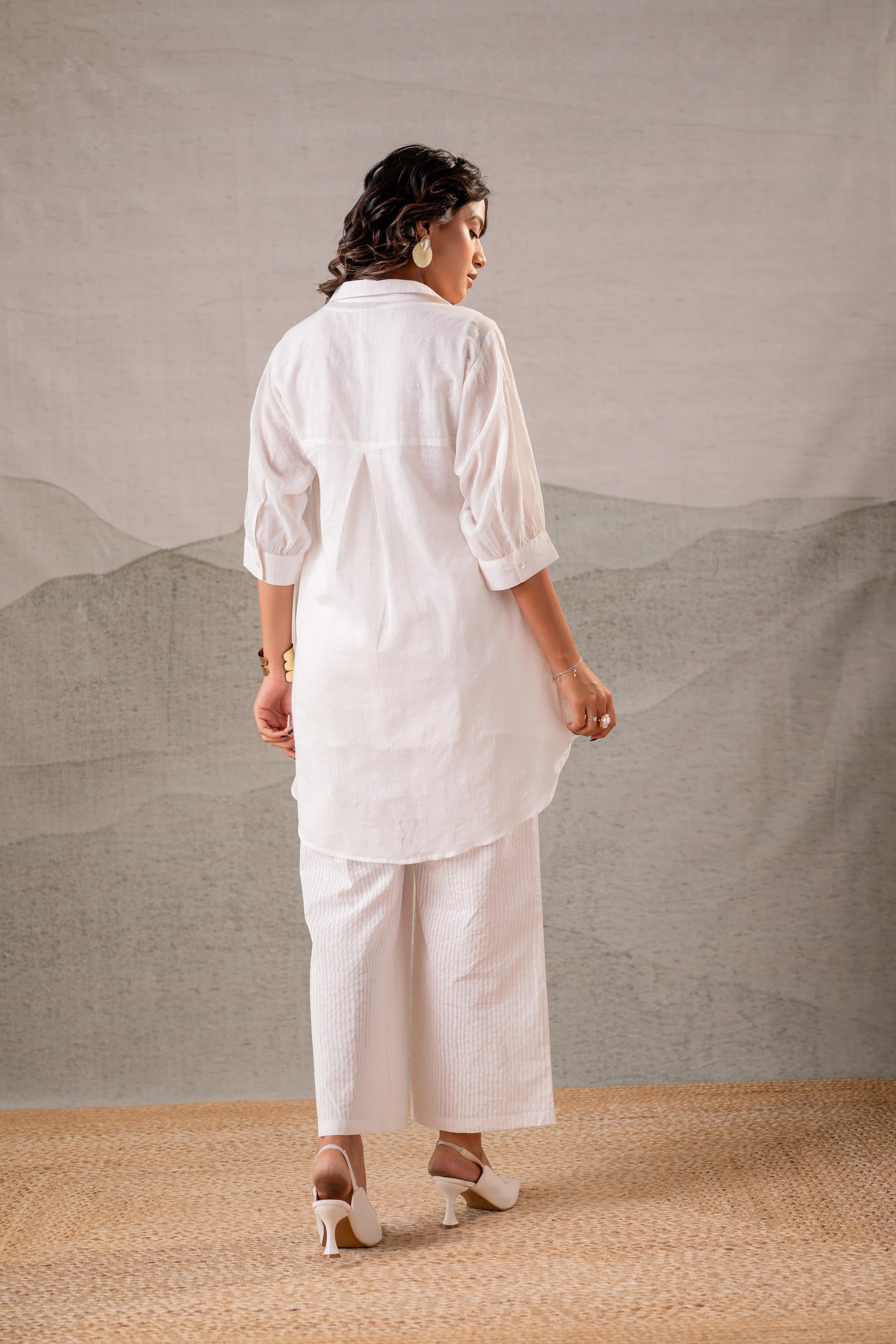 Juniper Cloud Whisper Relaxed Co-ord Set - Distacart