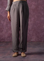 Thumbnail for Juniper Viscose Grey Embellished Tunic And Pant Co-Ord Set With Bead Details