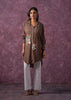 Juniper Brown Solid Viscose Shirt With Beads, Sequence, And Thread Work - Distacart