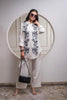 Juniper Viscose Linen Off White Embroidered Shirt And Pant Co-Ord Set With Thread Work - Distacart