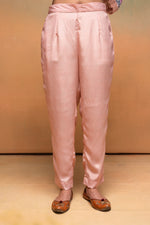 Thumbnail for Juniper Peach Man Made Fiber Floral Printed Kurta With Pants & Dupatta Set With Sequence Work - Distacart