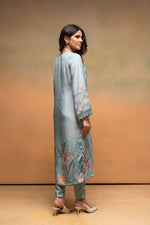Thumbnail for Juniper Mint Meadow Elegance Kurta Pant And Dupatta Set - Distacart