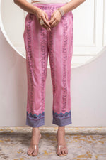 Thumbnail for Juniper Lavender Floral Printed Kurta With Pant And Dupatta, Sequence & Beads Work - Distacart