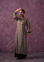 Thumbnail for Juniper Noor Jaal Printed Long Kurta - Distacart