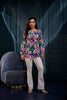 Juniper Multi Floral Printed Viscose Gathread Tunic With Dori Tie - Distacart