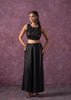 Juniper Black Solid Embellished Sleeveless Top With Beads & Sequence Work - Distacart
