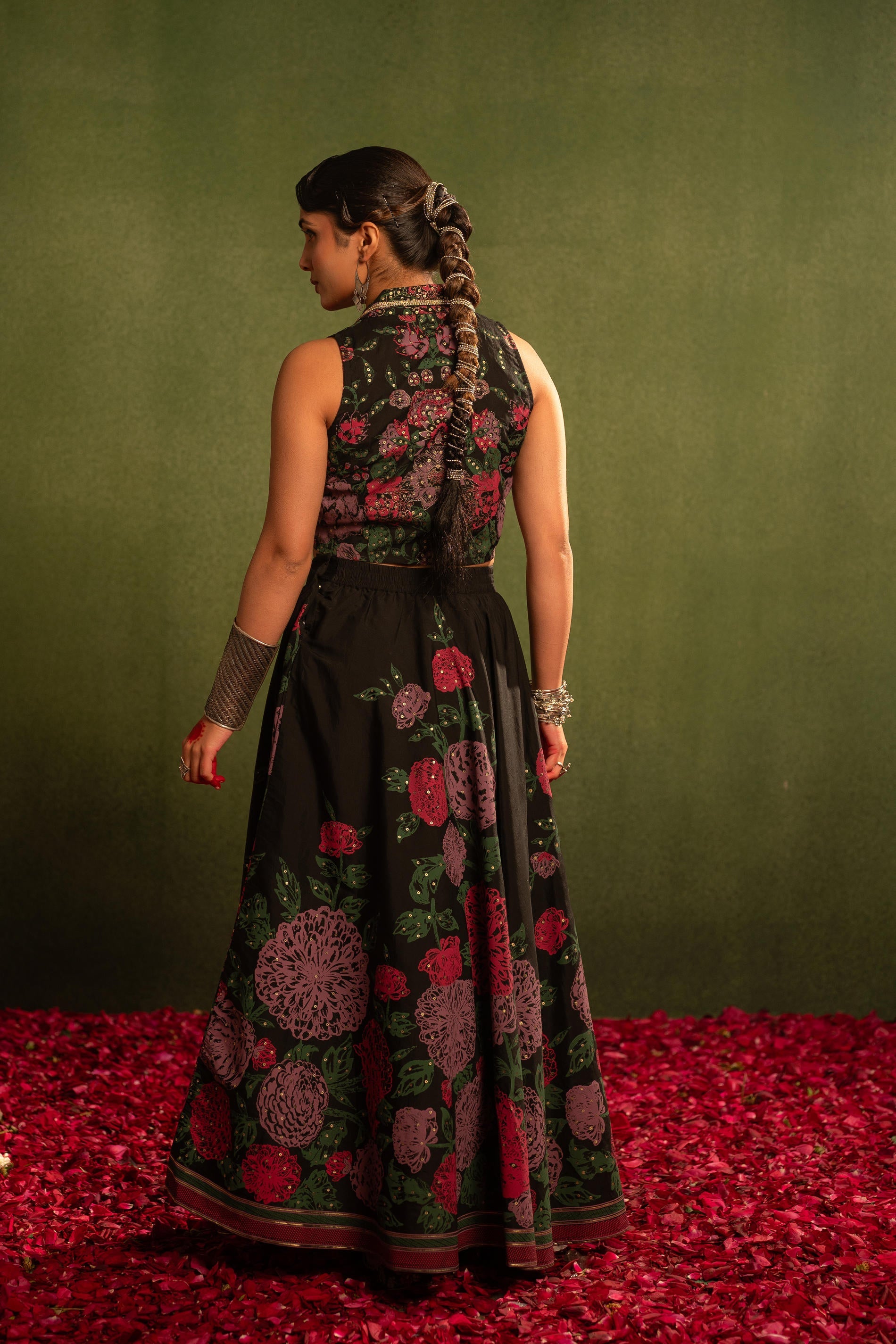 Juniper Contemporary Printed Top Skirt Set - Distacart