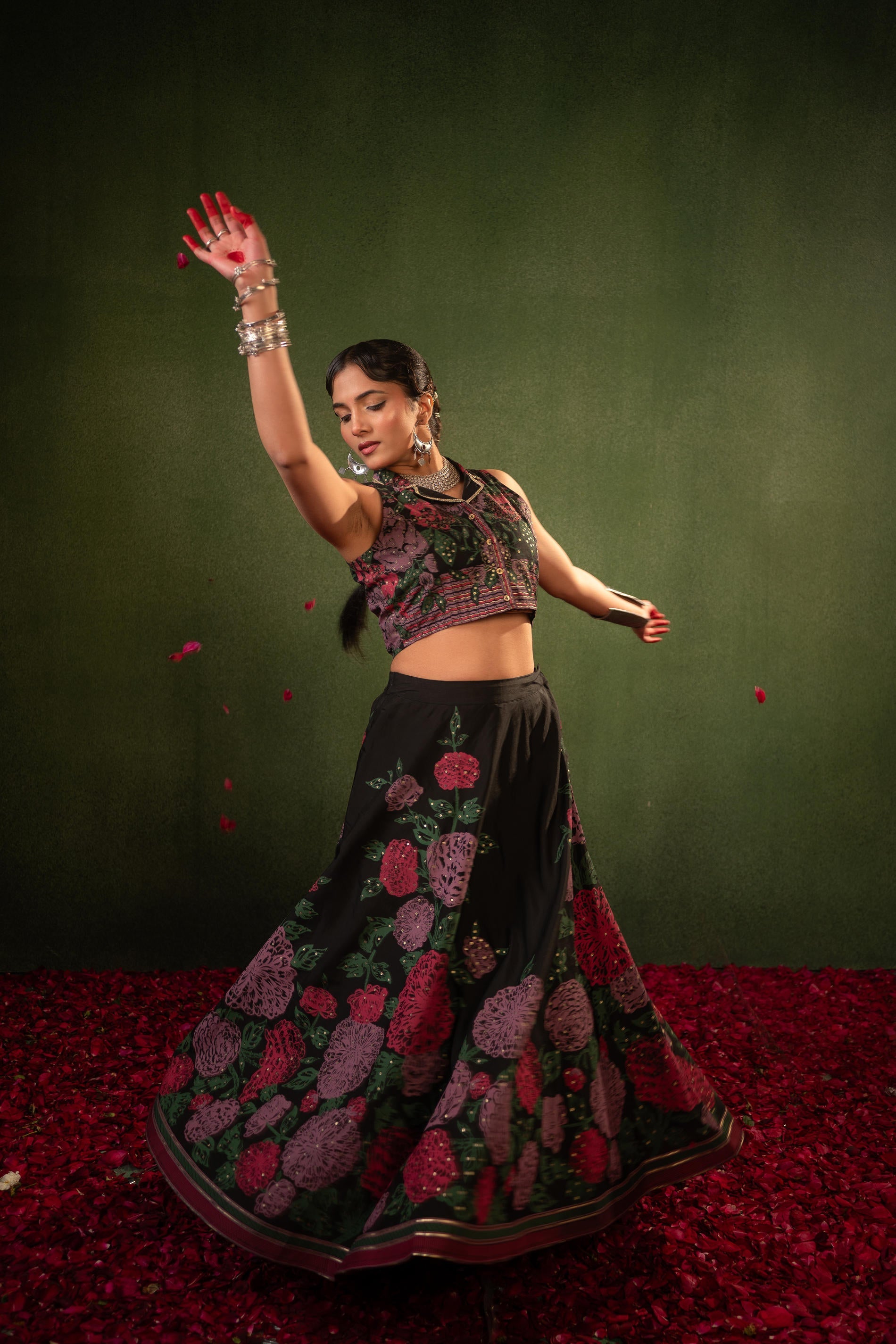 Juniper Contemporary Printed Top Skirt Set - Distacart