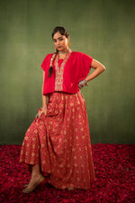 Thumbnail for Juniper Virasat Printed Skirt Set - Distacart