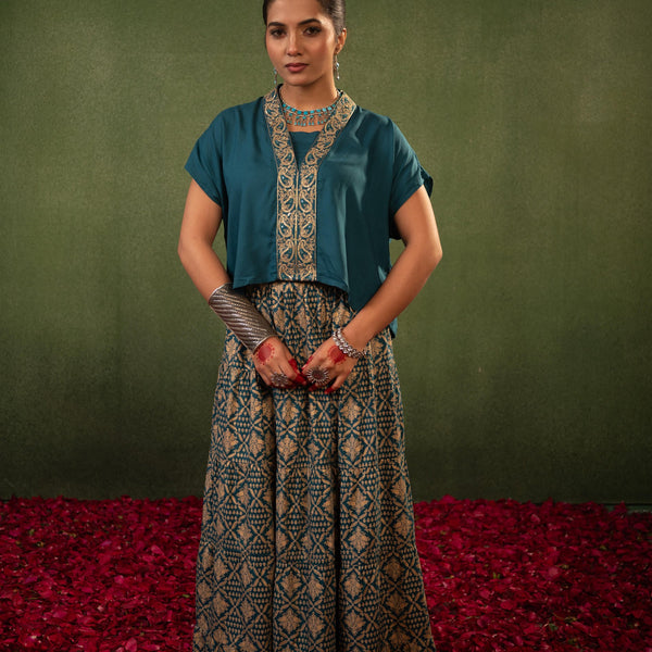 Juniper Virasat Printed Skirt Set - Distacart