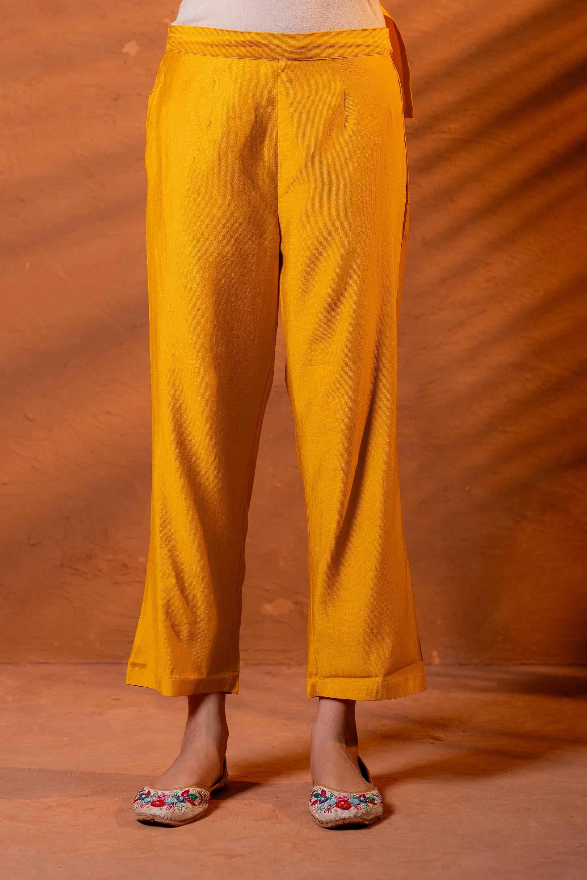 Juniper Mustard, Zari Embroidered Straight Kurta Set With Abstract Printed Dupatta - Distacart