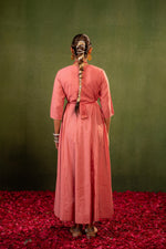 Thumbnail for Juniper Gulnaar Riwaayat Pink Anarkali Dress - Distacart