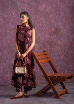 Thumbnail for Juniper Women'S Purple Floral Printed Kurta With Pant Set