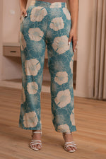 Thumbnail for Juniper Women'S Mint Floral Printed Co-Ord Set With Button Details