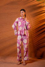 Thumbnail for Juniper Women Relaxed Fit Floral Printed Co-Ord Set - Distacart