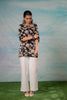 Juniper Grey Floral Printed Viscose Tunic - Distacart