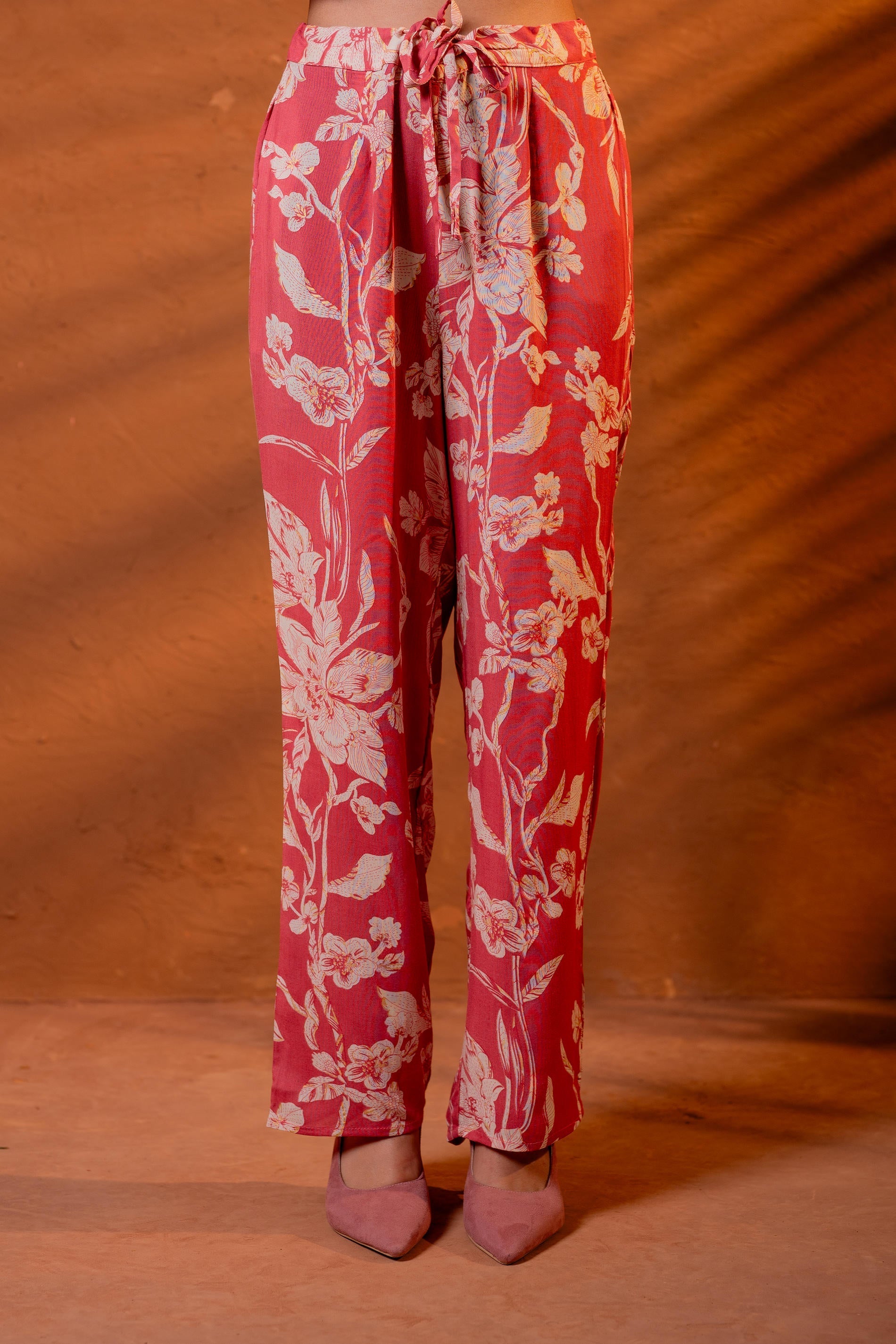 Juniper Women Relaxed Fit Floral Printed Co-Ord Set - Distacart