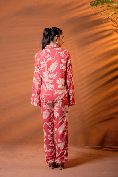 Juniper Women Relaxed Fit Floral Printed Co-Ord Set - Distacart