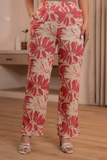 Thumbnail for Juniper Dusty Pink Floral Printed Co-Ord Set With Button Details