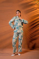 Thumbnail for Juniper Women Relaxed Fit Floral Printed Co-Ord Set - Distacart