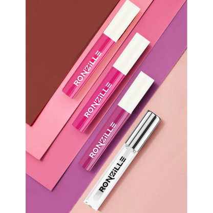 Ronzille Non Transfer Matte Liquid Lipstick Plus Lip Gloss - Blush And Pinks - Dista