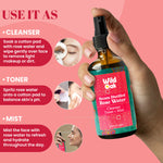 Thumbnail for Wild Oak Steam Distilled 100% Pure Bulgarian Rose Water Face Toner - Distacart