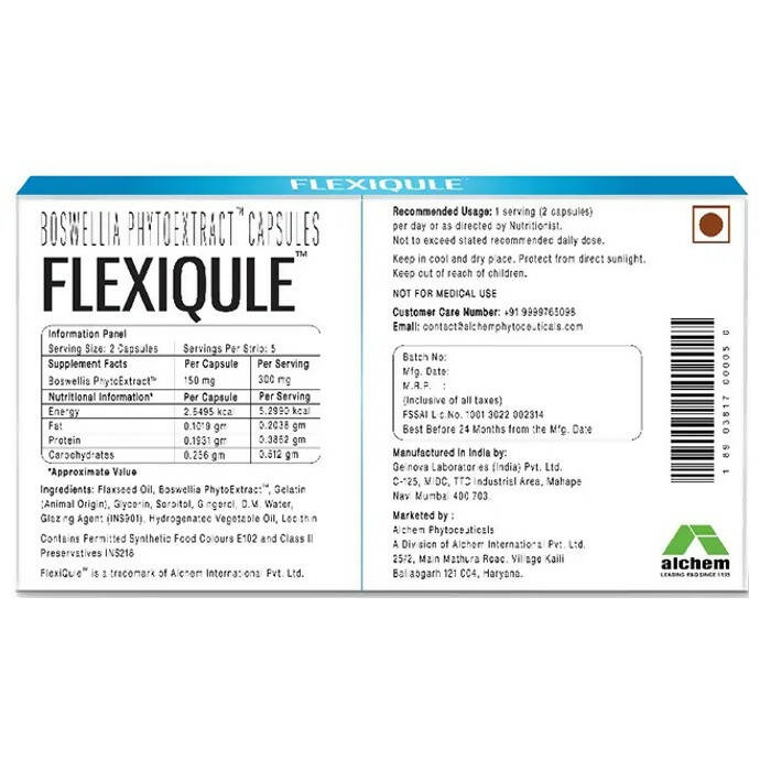 Alchem Life Flexiqule Capsules - Limited Time Offer - Distacart