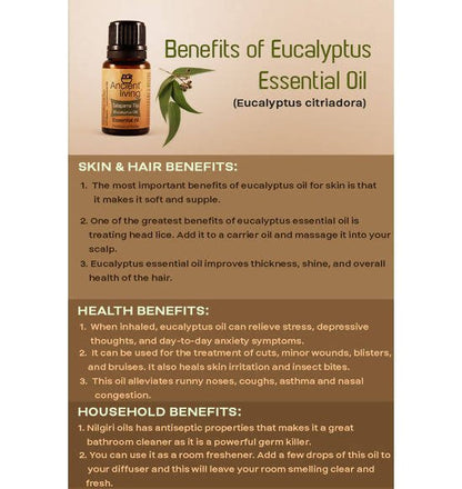 Ancient Living Tailaparna Tila (Eucalyptus Oil) Essential Oil - Distacart