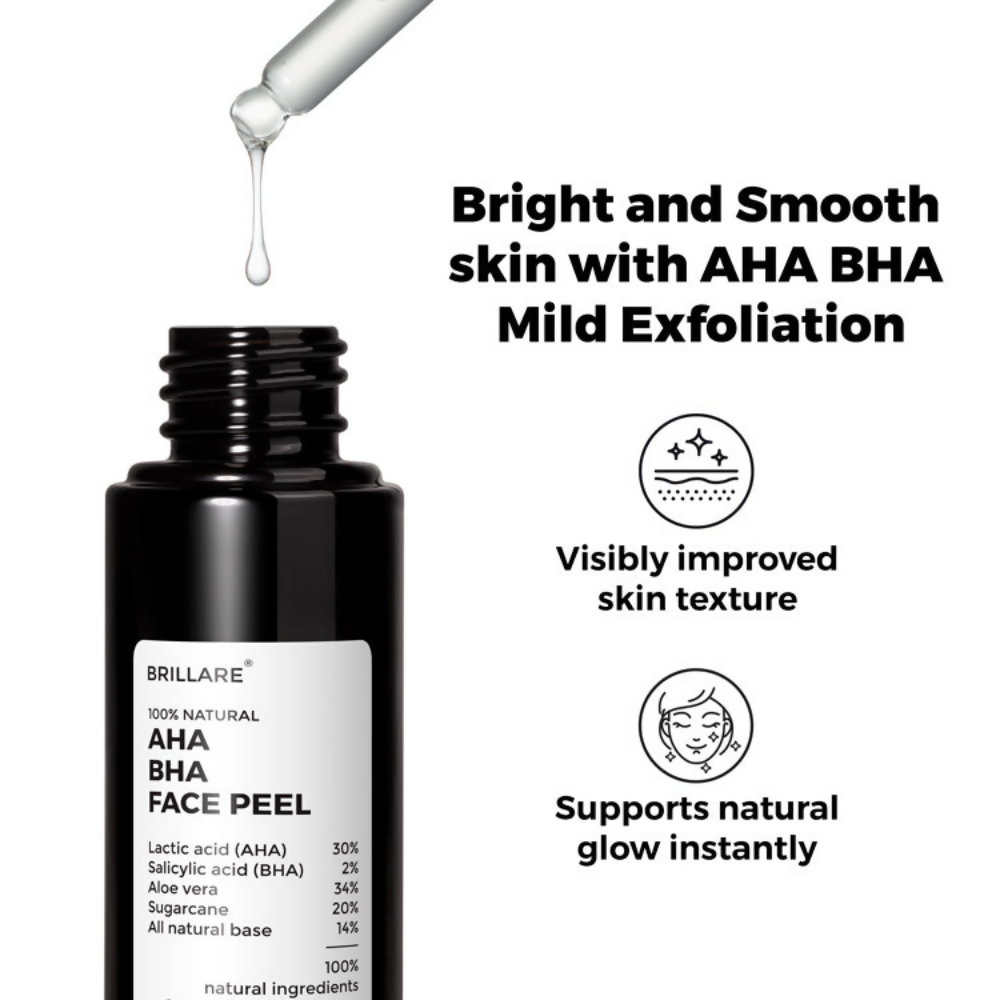 Brillare AHA BHA Exfoliating Face Peeling Solution - Dista