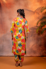 Thumbnail for Juniper Sunflora Bloom Printed Kurta Set - Distacart