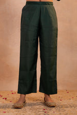 Thumbnail for Juniper Bottle Green Serenity Embroidered Suit Set