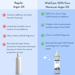 Thumbnail for Wishcare Pure & Natural Moroccan Argan Oil & Unrefined Jojoba Oil Combo - Distacart