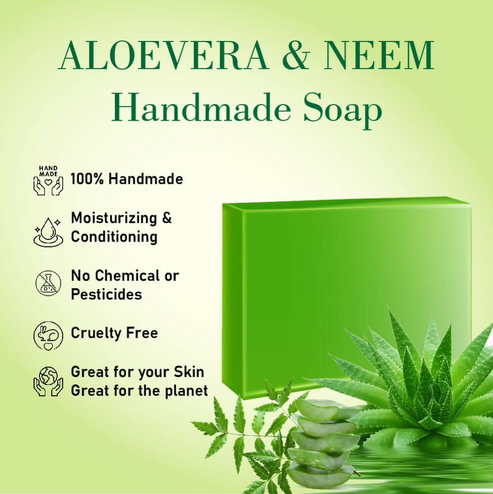 Prakriti Herbal Soap Aloevera and Neem - Distacart
