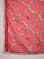 Thumbnail for Sangria Embroidered Pakistani Kurta & Salwar With Dupatta
