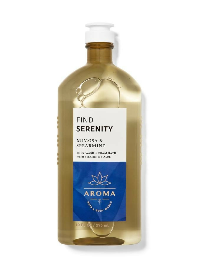 Bath & Body Works Mimosa Spearmint Body Wash and Foam Bath - Distacart