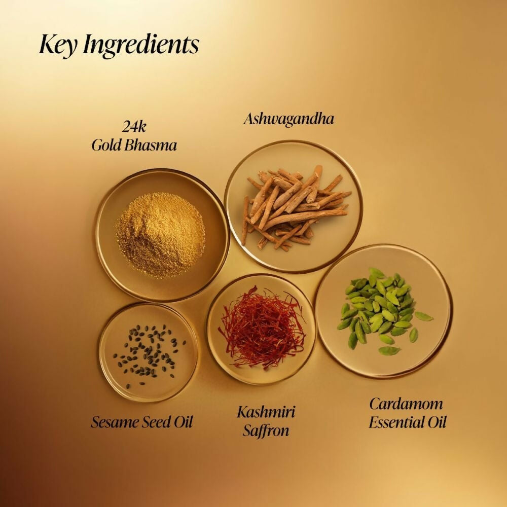 Forest Essentials Soundarya Luminous Beauty Body Oil with 24 Karat Gold Shimmer