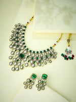 Thumbnail for Nuyug Ethereal Kundan Necklace Set