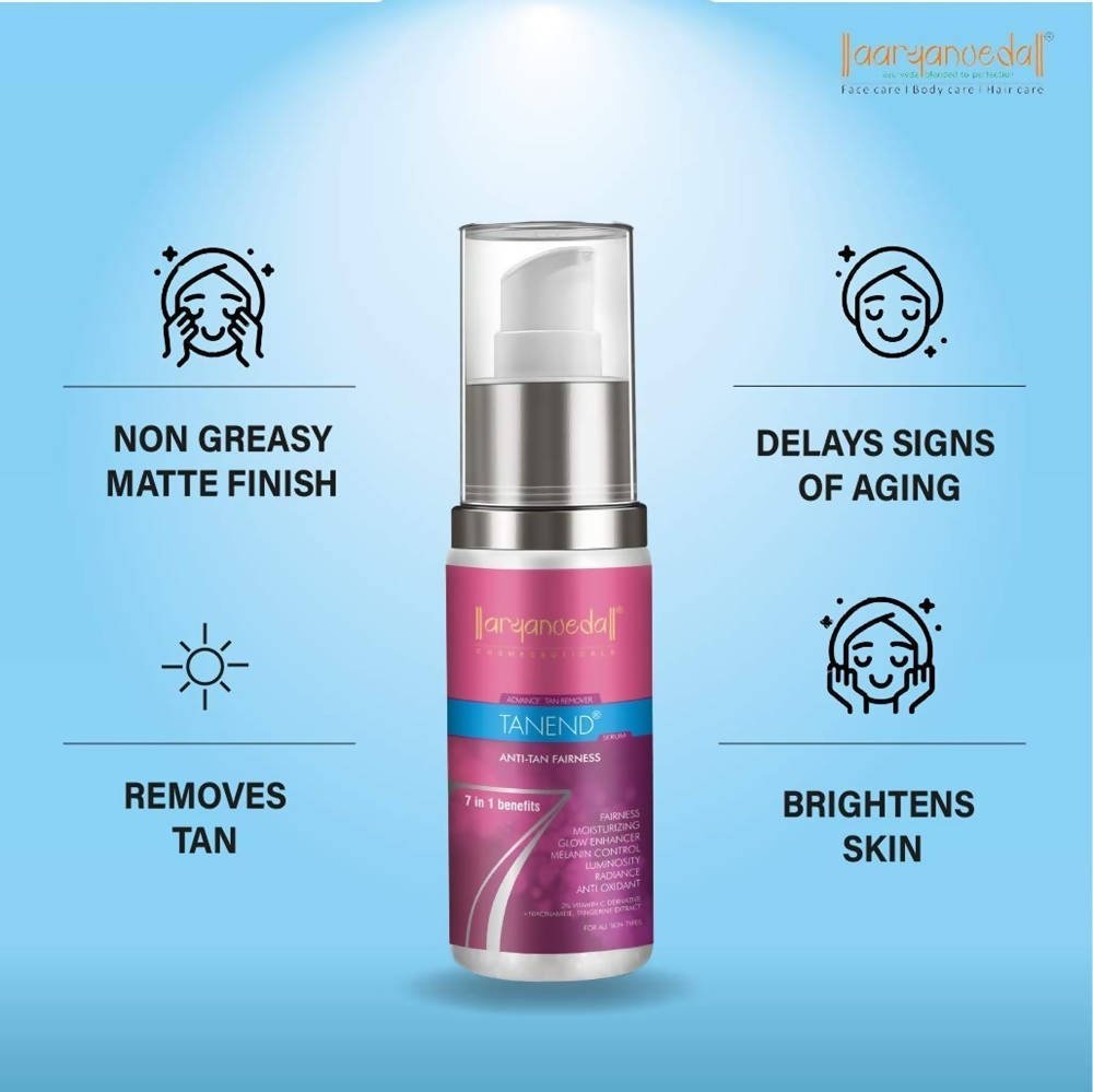 Aaryanveda Tanend Advance Tan Remover Serum