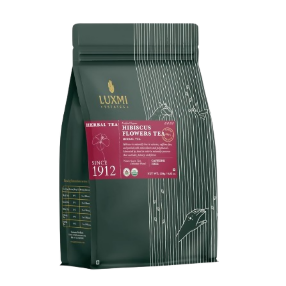 Luxmi Estates Organic Hibiscus Flower Loose Tea - Dista