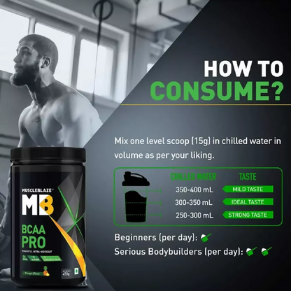 MuscleBlaze BCAA Pro Fruit Punch - Distacart