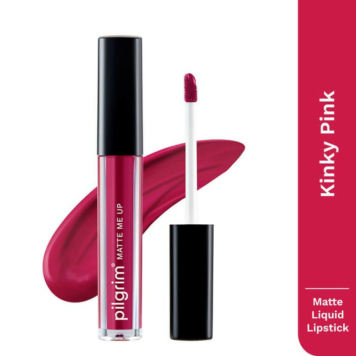 Pilgrim Matte Me Up Liquid Lipstick Kinky Pink - Distacart