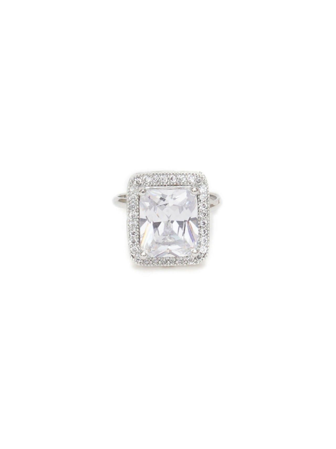 white stone ring (silver) - Ruby Raang - Distacart