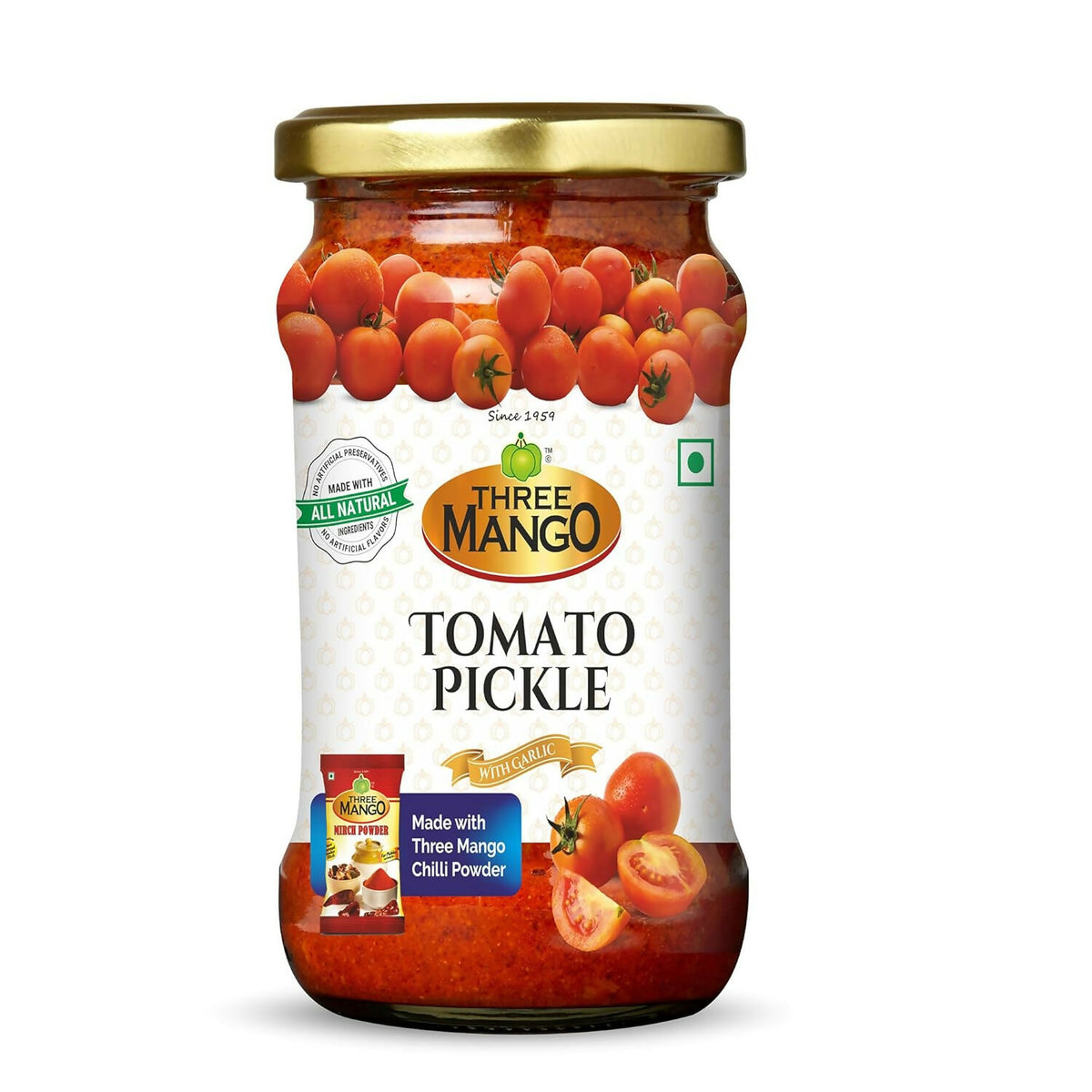 Three Mango Tamato Pickle (Achaar) - Distacart