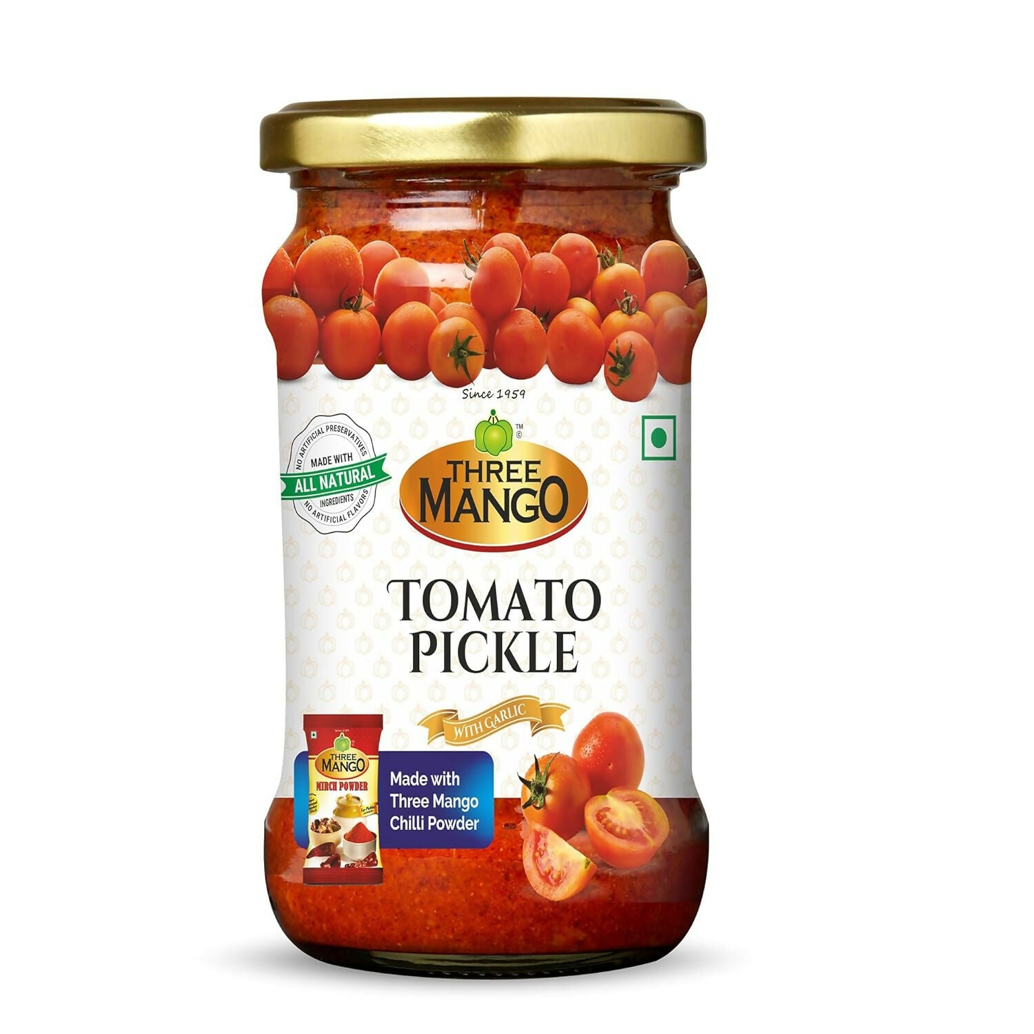 Three Mango Tamato Pickle (Achaar) - Distacart