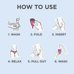 Thumbnail for Pee Safe Menstrual Cups For Women With Pouch And Menstrual Cup Wash - Dista