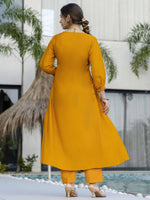 Thumbnail for The52 Women's Beautiful Cotton Fabric Thread Work Straight Kurta Pant and Dupatta Set - Distacart